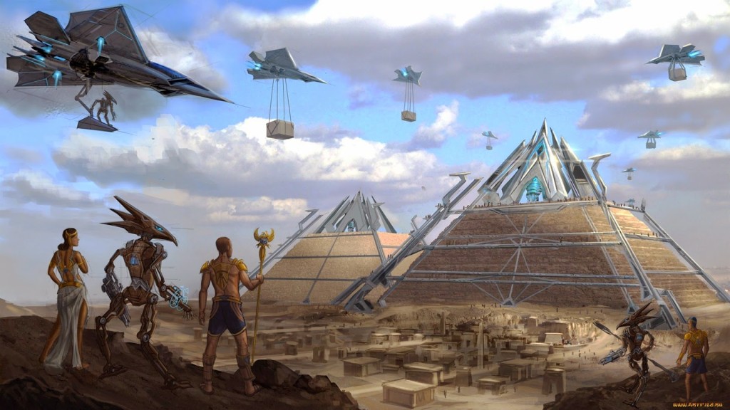 ALIEN-BUILDERS-SUPERVISING-EGYPTIAN-GIZA-PYRAMID-CONSTRUCTION
